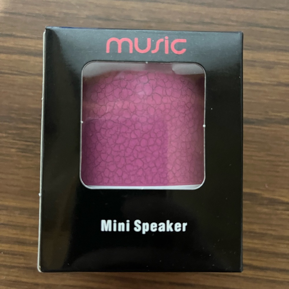 Bluetooth Led Lighted Mini Speaker-Pink